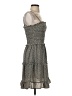 Sienna Sky 100% Polyester Polka Dots Gray Casual Dress Size S - photo 4