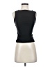 Shein 100% Polyester Black Sleeveless Top Size 4 - photo 1