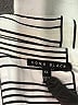 Como Black Stripes White Long Sleeve Blouse Size XL - photo 7