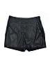 Express 100% Polyurethane Metallic Black Shorts Size 00 - photo 1