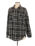 Cupshe Plaid Black Long Sleeve Blouse Size M - photo 1