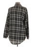 Cupshe Plaid Black Long Sleeve Blouse Size M - photo 2