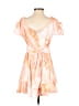 Unbranded Tie-dye Orange Cocktail Dress Size XS (estimated) - photo 2