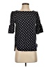Green Envelope Polka Dots Black 3/4 Sleeve Blouse Size S - photo 1