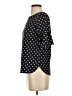 Green Envelope Polka Dots Black 3/4 Sleeve Blouse Size S - photo 5