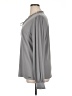 Calvin Klein Gray Long Sleeve Blouse Size XL - photo 5