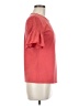 maette Solid Pink Orange Short Sleeve Top Size M - photo 4