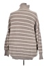 Olivia Grey Stripes Gray Pullover Sweater Size 2X - photo 2