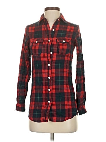Fun & Flirt Long Sleeve Button-Down Shirt (view 1)