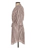 J for Justify Stripes Brown Casual Dress Size S - photo 5