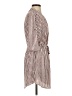 J for Justify Stripes Brown Casual Dress Size S - photo 4