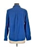 Chico's Blue Long Sleeve Button-Down Shirt Size Med (1) - photo 2