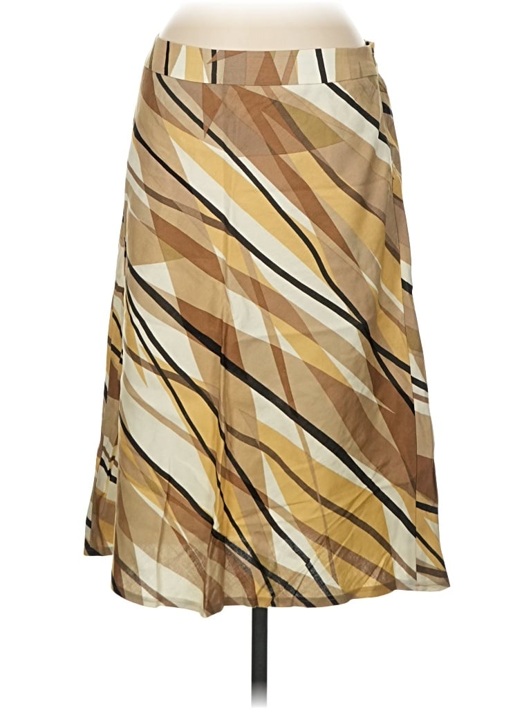 Pre-owned Kasper Casual Skirt In Brown