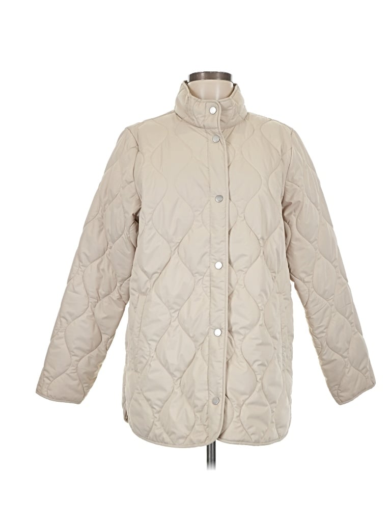 Pre-owned 32 Degrees Coat In White