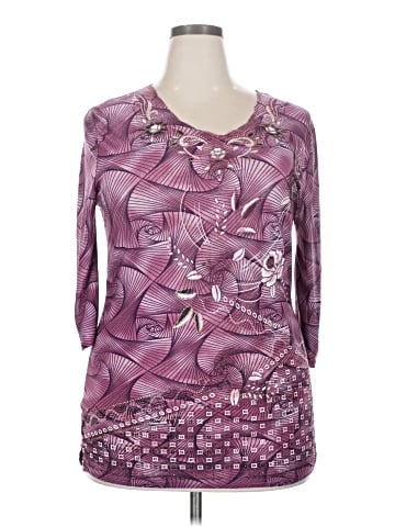 Victoria 3/4 Sleeve Top (view 1)