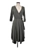 Wrapper Gray Casual Dress Size S - photo 1