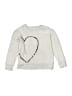Crewcuts Outlet Hearts Silver Sweatshirt Size 6 - 7 - photo 1