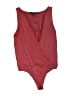 Express Burgundy Bodysuit Size XS - photo 1