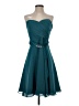 Alfred Angelo 100% Polyester Teal Cocktail Dress Size S (estimated) - photo 1