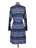 Laundry by Design Print Blue Casual Dress Size L - photo 2