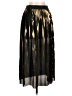 Topshop 100% Polyester Metallic Gold Formal Skirt Size 4 - photo 1