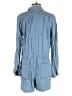 Ann Taylor LOFT Solid Blue Romper Size M - photo 2