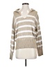 Assorted Brands Stripes Tan Pullover Sweater Size S - photo 1