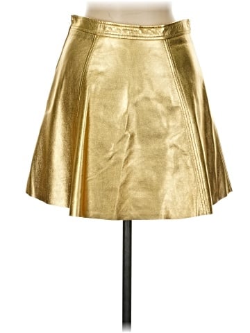 LoveShackFancy Faux Leather Skirt (view 2)