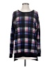 Honeyme Plaid Black Pullover Sweater Size S - photo 1
