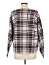 Adrienne Vittadini Plaid Brown Pullover Sweater Size L - photo 2