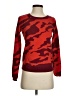 CAbi Animal Print Red Pullover Sweater Size XS - photo 1