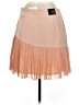 dalia 100% Polyester Solid Tan Formal Skirt Size 6 - photo 2