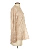 Unbranded 100% Cotton Tan Long Sleeve Blouse Size S - photo 4