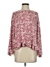 Hailey & Co. Burgundy Long Sleeve Blouse Size S - photo 1