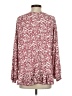 Hailey & Co. Burgundy Long Sleeve Blouse Size S - photo 2