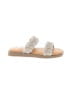 Azalea Wang Ivory Silver Sandals Size 7 1/2 - photo 1