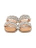 Azalea Wang Ivory Silver Sandals Size 7 1/2 - photo 2