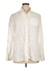 Lands' End Ivory Long Sleeve Button-Down Shirt Size 16 - photo 1