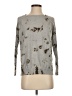 525 America Animal Print Gray Pullover Sweater Size S - photo 1