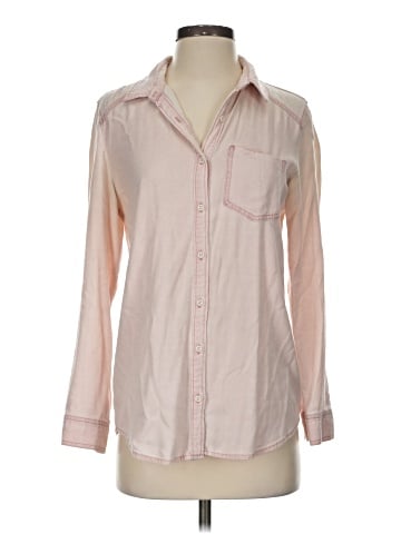 Rubbish Long Sleeve Button-Down Shirt (view 1)