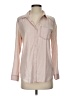 Rubbish 100% Rayon Color Block Pink Long Sleeve Button-Down Shirt Size S - photo 1