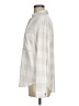 C&C California Checkered-gingham Ivory Long Sleeve Blouse Size M - photo 5