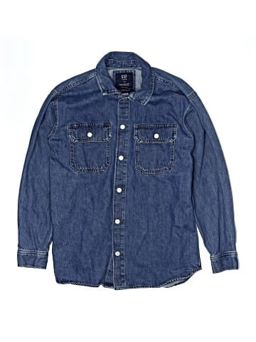 Gap Long Sleeve Button-Down Shirt (view 1)