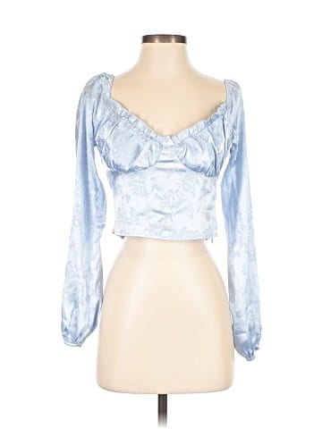 LA Hearts Long Sleeve Blouse (view 1)