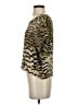 Madison Marcus 100% Silk Animal Print Gold Short Sleeve Top Size XS - photo 5