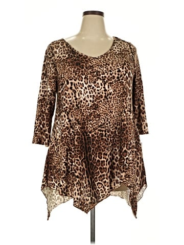 Living Doll 3/4 Sleeve Blouse (view 1)