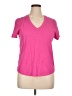 Ann Taylor LOFT Pink Short Sleeve Top Size XL - photo 1