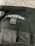 Express Solid Black Formal Skirt Size 0 - photo 4