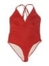 Unbranded Solid Red One Piece Swimsuit Size 4X - photo 1