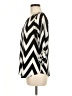 Everly 100% Polyester Chevron-herringbone Black 3/4 Sleeve Blouse Size M - photo 5